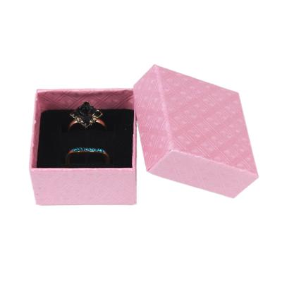 China Ring Jewelry Box Display Customized Hot Selling Earring Box Display Packaging Delicate Jewelry Box Logo And Set Luxury for sale