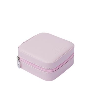 China Lady Hot Selling Jewelry Box Soft Leather Ornament Storage Box Multicolor Jewelry Box for sale