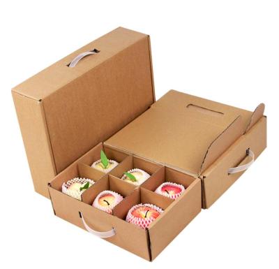 China Handmade Custom Design Logo Packing Gift Cheap Fruit Paper Box UV Printing for sale