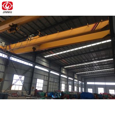 China Bridge Crane 2 Ton Double Girder Bridge Crane 5 Ton Cabin Control Mobile Overhead Crane For Sale for sale