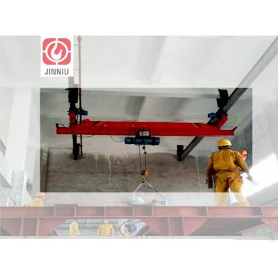 China Building Material Shops Low Headroom 8T 10 Ton Single Girder Overhead Crane For Warehouse for sale