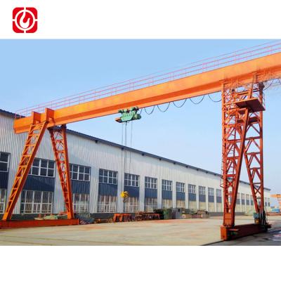 China Single Girder Gantry Crane Jinniu Gantry Crane Manufacturer 3 Ton 12 Ton Cabin Cranes for sale