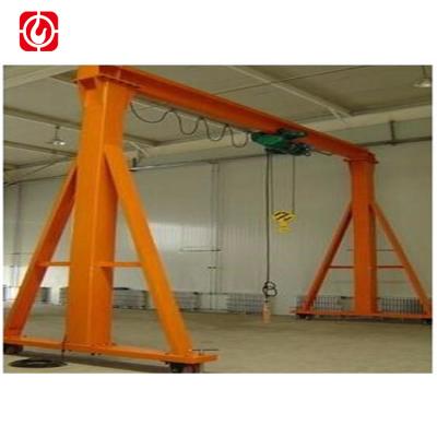 China Gantry Crane Jinniu Crane 1t 2t 5t 10t Electric Outdoor Single Girder Crane 15t Gantry Cranes for sale