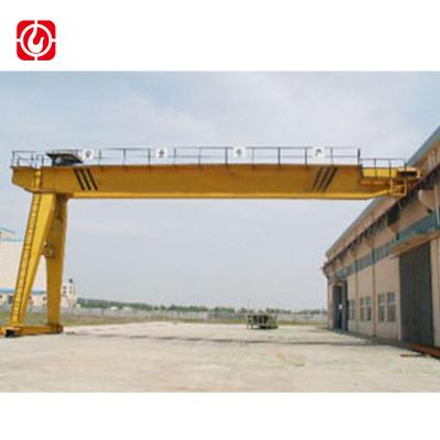 China Light duty lifting single girder height 6m span 9m gantry crane12t girder semi gantry Crane Jinniu outdoor cranes for sale