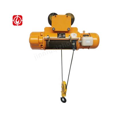 China Construction Material Stores Jinniu Double Drum Crane Girder Hoist Crane Lifting Equipment CD Electric Wire Rope Winch Cranes for sale