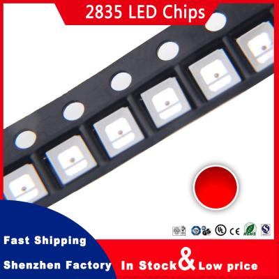 China High quality 3v 6v 9v 18v 0.1w 0.2w 0.5w 60lm 75lm 1w white smd 2835 epistar led chip for sale