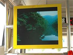 China Werbung Monitor der 15 Zoll-Bus-digitalen Beschilderung mit 0.264mm Lochmaskenabstand zu verkaufen