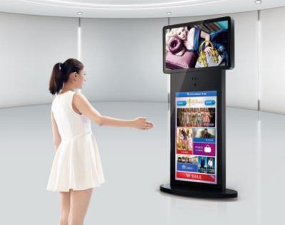 China 55 inch High Brightness Stand Alone Touch Screen Advertising Player With Contrast Ratio 1000:1 for sale