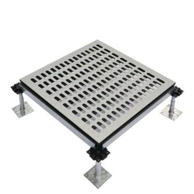 China Vitian Modern Perforated Hollow Raised Floor / Floor Raised Pedestals For Data Center Hardware Metal Sample Available for sale