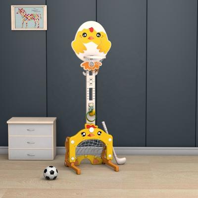 China School Playground Cheap Hot Selling Chicken Penguin Good Quality Adjustable Indoor Basketball Hoop For Kids for sale