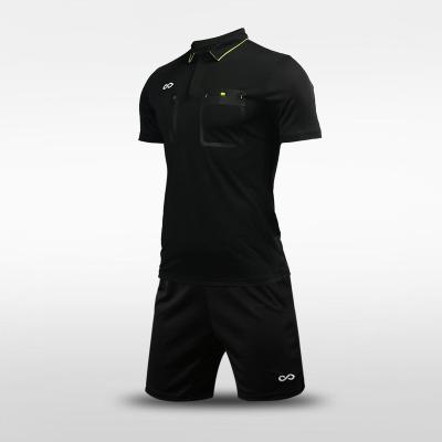 China New Arrival Comfortable Color Men's Soccer Referee Shirt Uniforms Soccer Referee T-shirt Breathable Set for sale