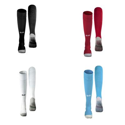 China Wholesale Hot Sales QUICK DRY Good Quality Kids Youth Football Boots Anti Slip Long Tube Striped Sports Socks For Kids Adults for sale