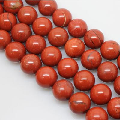 China Pleochroic/Pleochroism Volume Sell 6mm Jasper Loose Stone Beads Natural Red for sale