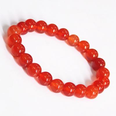 China Interesting Cute Natural Red Agate Stretch Bracelets 8mm for sale