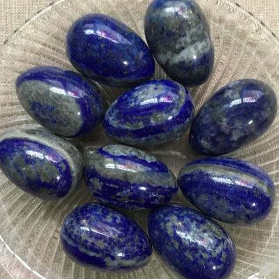 China Europe drilled lapis lazuli Yoni Eggs For Kegel Vaginal natural (undrilled) exercise for sale