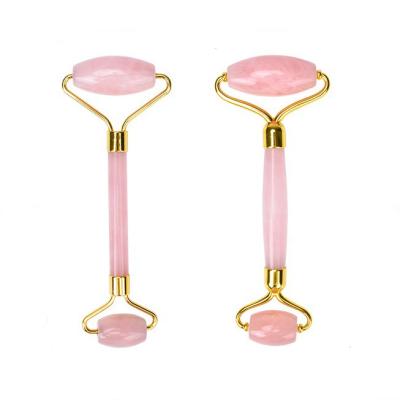 China Face made in china natural rose quartz massage roller for face for sale