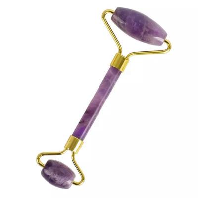 China Wholesale Cheap Natural Amethyst Beauty Face and Massage Roller for sale