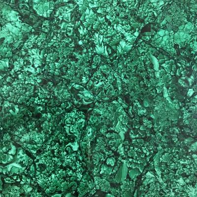 China High waterproof super quality handcrafted natural malachite gemstone slab for luxury decorations for sale