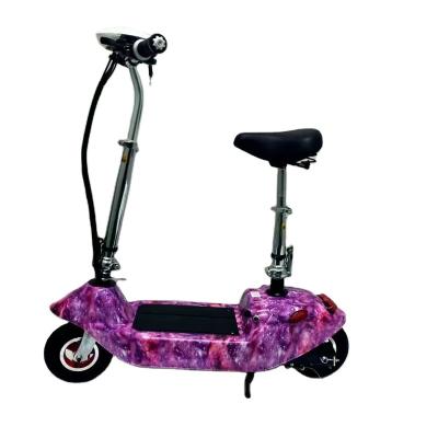 China Carbon Steel Electric Scooter 10 Inch Tire Motor 350w 2 Wheel Kick Foldable Adults Folding Bicycle Electric Bike for sale