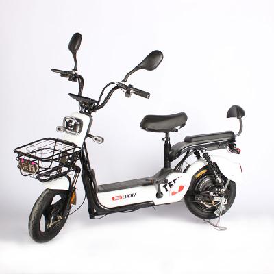 China New 48V 12a Steel Cheap Electric Bicycle 350W Lead Battery Portable Electric Off Road Bicycle for sale