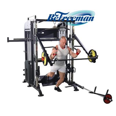 China Commercial Use Multi Function Home Smith Machine Use With Weight Stack Gym Wholesale Equipment Manufacturers for sale