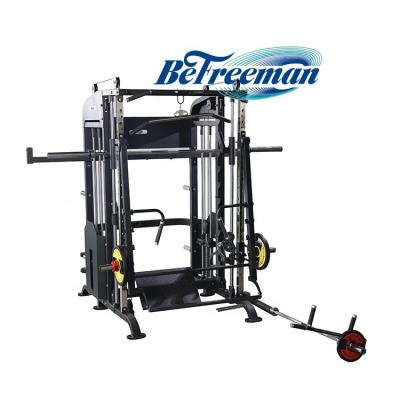 China Commercial Use Multi Function Home Smith Machine Use With Weight Stack Gym Wholesale Equipment Manufacturers for sale