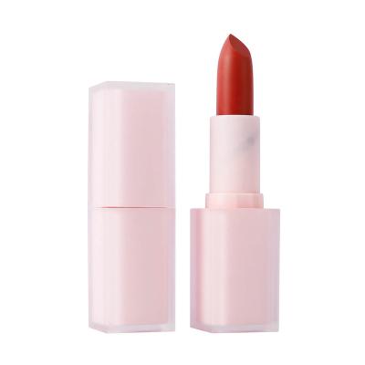 China Waterproof No Brand Pink Packaging Lips Makeup Private Label Good Quality Nudity Long Lasting Waterproof Lipstick for sale