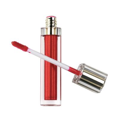 China Hot Selling Liquid Private Label Waterproof Logo Matte Nude Clear Lipgloss Custom Made Lipstick Lip Gloss for sale