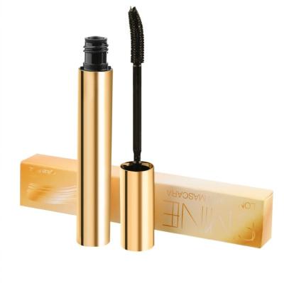 China Gold Tube Eye Water Resistant Mascara For Eyelash Extension Thick Black Cosmetics Wholesale Private Label Mascara for sale