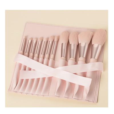 China Angular Blush 2022 New Style Vegan Makeup Brushes 11pcs Professional Custom Makeup Brush Set Private Label With Bag for sale