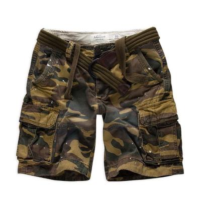 China Anti-wrinkle international market price outdoor multi-pocket camouflage cargo casual shorts for sale