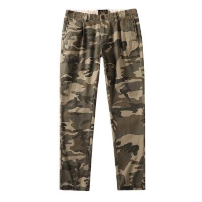 China Anti-wrinkle 97% international market price cotton 3% spandex business camouflage casual pants made in china for sale