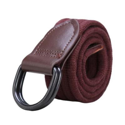 China Wholesale Price Men's Canvas Fabric Sports Elastic Waistband Fashion Casual Belt 066 High Quality Models for sale