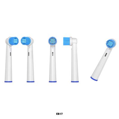 China Hotel Oral OEM Dupont Nylon Rohs Factory Sale Eb17S Replacement Electric Toothbrush Head for sale