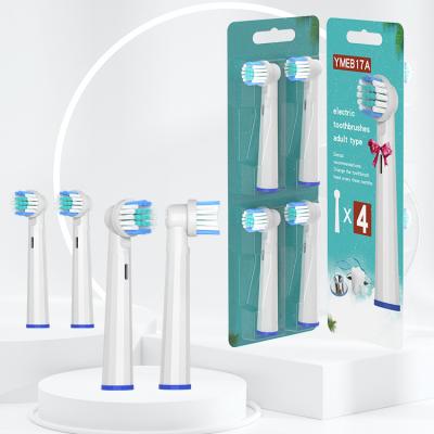 China Hotel Price 4Pcs/Set Favorable Electric Toothbrush Replacement Toothbrush Main Brush Heads Sets For Oral&B for sale