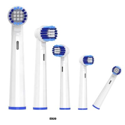 China Hot Selling Hotel Rotating Head PrecisionClean Toothbrush Bristle Replacement Toothbrush Heads Compatible With Oral for sale