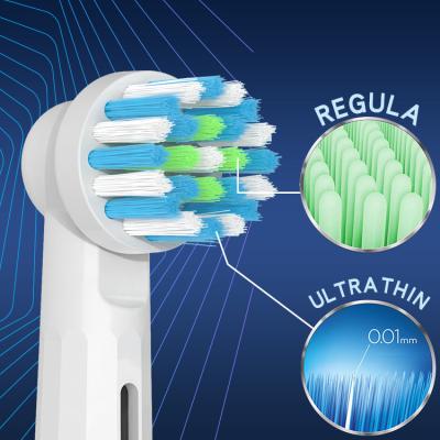 China Wholesale Household Factory Supply Care Appliances Oral&b Contrary Action Replacement Toothbrush Heads for sale