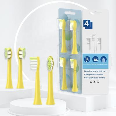 China Hotel Custom Design 4 Pack Electric Toothbrush Heads Micro-vibration Replacement For Philps Sonic One Series for sale