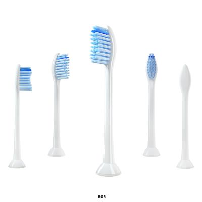 China Hotel Phill Ps Sensitive Sonic Electric Toothbrush Replaceable Head Electronic Toothbrushes Head For Philps HX605 for sale