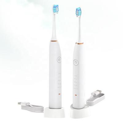 China 2 Minute Timer With Travel Lock China Manufacturer Factory Price Ipx 7 Custom Design Rechargeable Sonic Vibration Electric Toothbrush for sale