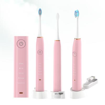 China 2 Minute Timer with Travel Lock Dental Care Patented Technology OEM ODM Sonic Smart Replacement Electric Toothbrush for sale