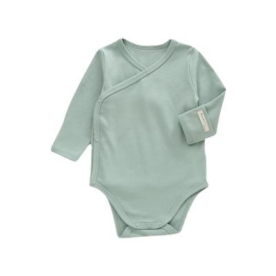 China Spring And Autumn Popular Cotton Jumpsuit Infant Newborn Baby Long Sleeve Casual Romper for sale