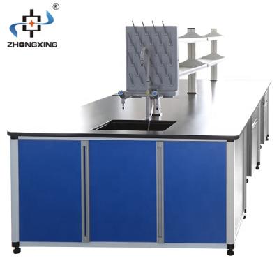 China Modern Lab Furniture Metal Lab Work Bench for sale