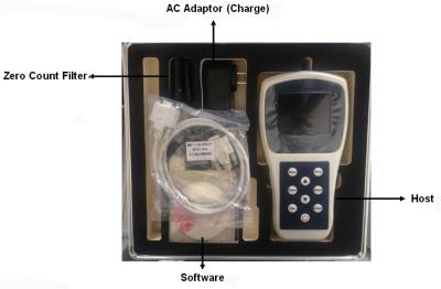 Китай Расход потока монитора 0.1cfm воздуха датчика лазера Handheld качественный продается