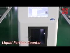 Filtration Efficiency Liquid Particle Counter 24 Channel High Accuracy