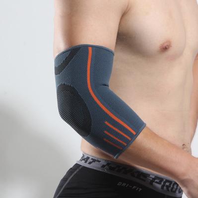 China Hot Selling Elastic Sports Elbow Protector Arm Protector Basketball Badminton Sports Knitting Collision Proof Nylon Elbow Support for sale