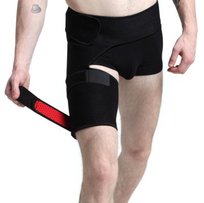 China New Products Wear Resistant Adjustable Neoprene Groin Support Breathable Groin Support Brace Wrap Hip Thigh Tendon Strained Injury To Protect for sale