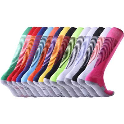 China Selling Children Breathable Over The Knee Football Socks Men Thickened Non Slip Towel Bottom Adult Sports Socks - Wholesale for sale