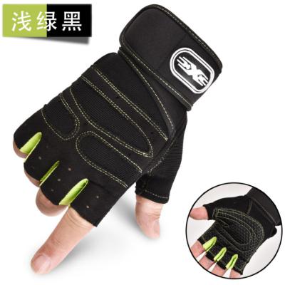 China Hot Sale Fitness Gloves Half Finger Gym Breathable Sports Gloves Non Slip Wear Resistant Worker Racing Gloves for sale