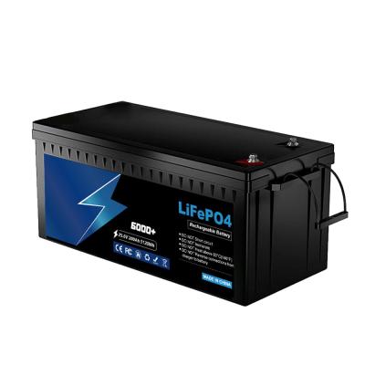 China Diepe Navulbare het Lithiumbatterij van de Cyclus24v Lifepo4 Batterij 25.6V 200ah Te koop